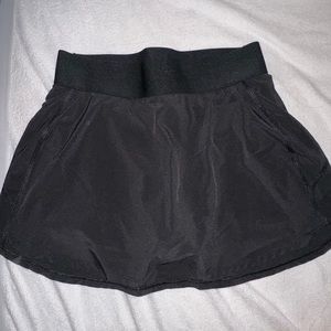 Black TNA Tennis Skirt